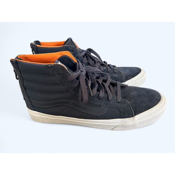 Vans x Scotchgard SK8-Hi Top Skate Shoes Sneakers Navy White Womens 9 Men's 7.5 - Picture 8 of 9